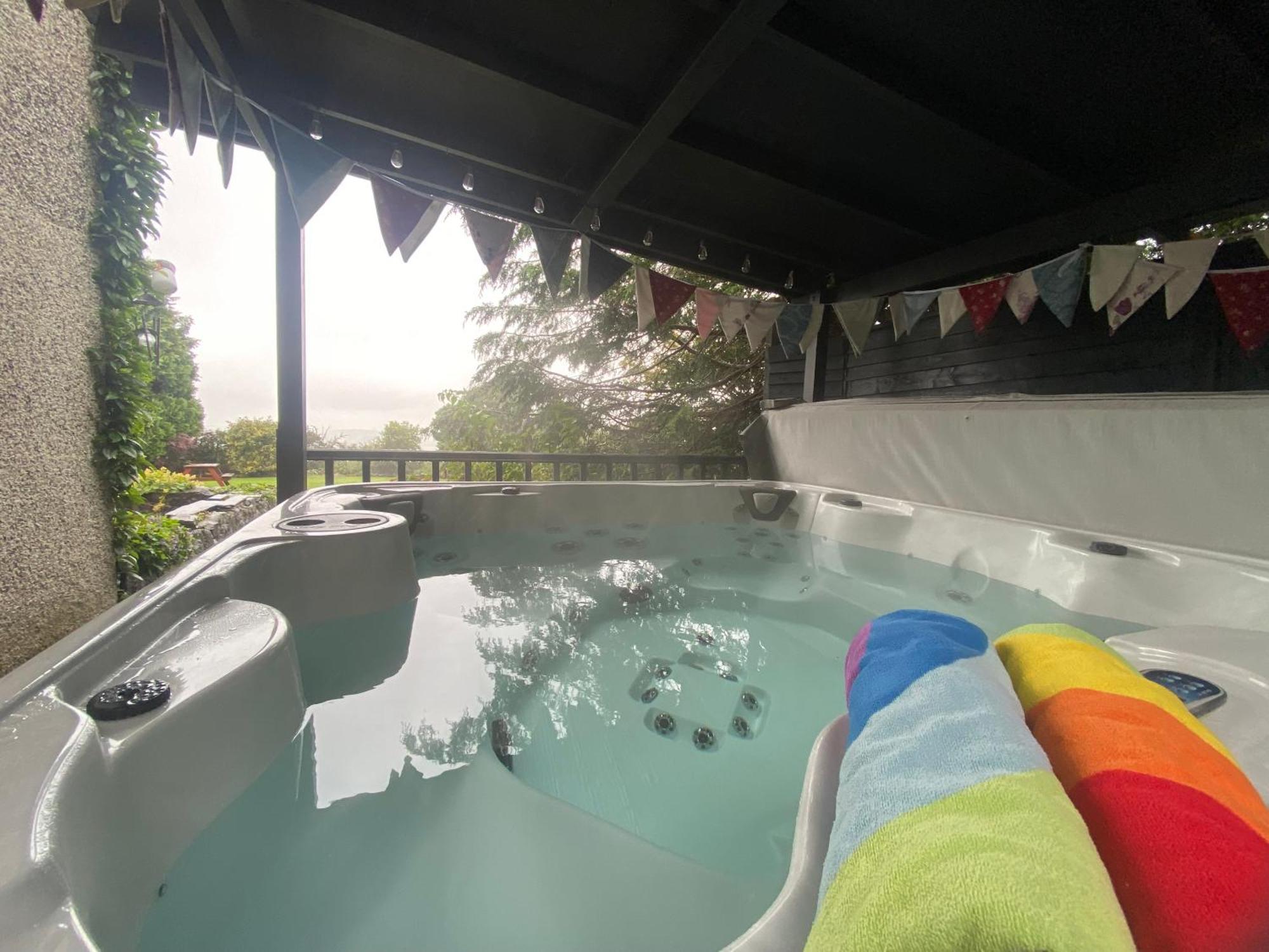 威尔士班戈Carreg Y Garth Isaf - Hot Tub Nr Zip World别墅 外观 照片